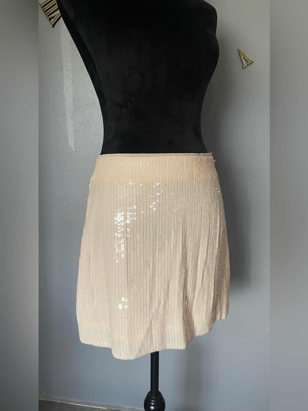 J Crew Sequins Mini Skirt